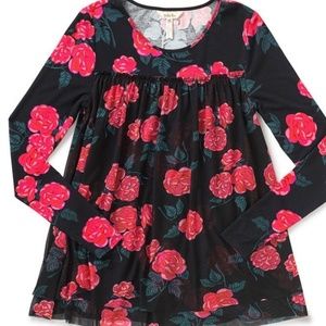 Winter Blooms Top